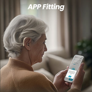 Alat bantu dengar RIC Mini isi ulang terlaris dengan 50 saluran pemrograman mandiri sensor untuk mengurangi tuli - Product Image 4