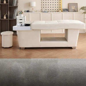 Cama de Masaje Minimalista de Cuero PU al por Mayor con Reposapiés Fijo, Fácil de Limpiar, para Uso Comercial en Salones - Product Image 2