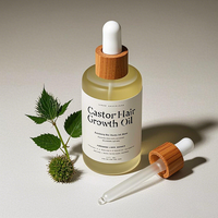 Marque privée Diy Romarin Huile de ricin pour la croissance des cheveux Elixir Soins du cuir chevelu Sérum de densité