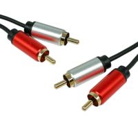 Câble audio USB Type C RCA, longueur 1m, gaine PVC, blindage tressé, 1080p pour amplificateur home cinéma, lecteur DVD, HDTV, ordinateur
