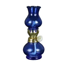 Xinglinlang-lampe à huile de Kerosene, vente en gros, 40ml 50ml, bleu, rouge, vert, petite lampe à huile en verre transparent, vente en gros