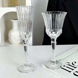 Copas de Cristal Transparentes Estilo Retro, Copas para Vino Blanco, Copas para Vino Tinto, Champán, Brandy y Shots - Product Image 3