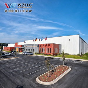 Prefabricated Brewery <b>Raw</b> Material Storage Facility Steel Structure Warehouse Supplier Custom Rigid Depot - Product Image 1