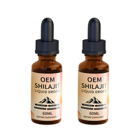 Complément Liquide Pur de l'Himalaya OEM/ODM : Gouttes de Shilajit avec 85 Oligo-éléments