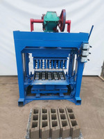 Prix de la machine à fabriquer des blocs creux en béton diesel QT4-40, machine à briques pleines, ciment en Afrique du Sud, Congo