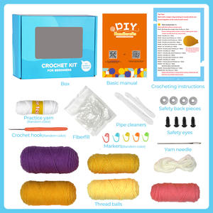 Ensemble de matériel de crochet pour animaux Kit de crochet DIY animal pour débutants - Product Image 4