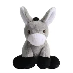 2024 новая игрушка для милых животных, мягкая игрушка осел, 100% переработанная 10 мм ткань для кроликов от производителя