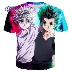 Nuova Collezione 2023: Magliette Anime <span class=keywords><strong>Hunter</strong></span> X <span class=keywords><strong>Hunter</strong></span> Personalizzabili, Manica Corta, Stile Giapponese, in Poliestere 190 Grammi - Product Image 5