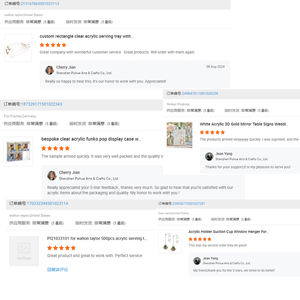 Boîte en acrylique translucide colorée sur mesure avec 2 couvercles, support pour bonbons et desserts, décoration murale, table, maison de poupée, conteneur de rangement - Product Image 5