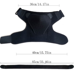 Attelle d'épaule en gros avec coussinet, adaptée aux hommes et aux femmes, réglable, protection gauche et droite - Product Image 2