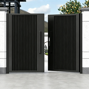 Puerta Automática Moderna <span class=keywords><strong>para</strong></span> Villa, Puerta Corrediza <span class=keywords><strong>de</strong></span> <span class=keywords><strong>Aluminio</strong></span> <span class=keywords><strong>para</strong></span> Patio, Entrada <span class=keywords><strong>de</strong></span> Vehículos, Puerta Eléctrica <span class=keywords><strong>para</strong></span> Exteriores - Product Image 1