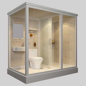 Bagno Prefabbricato Integrato a Prezzo All'Ingrosso, Cabina Doccia Modulare, Capsula Doccia per Interni ed Esterni - Product Image 2