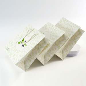 KM <b>Kraft</b> Paper <b>Bag</b> with Window and Handle Customizable Logo for Shop Use and Market Logo Designers - Product Image 3