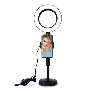 Anneau Lumineux LED pour Selfie avec Support de Téléphone Réglable et Trépied pour TikTok Live Stream Vidéo Studio Photographie de Produit Portable pour Maquilleurs - Product Image 6