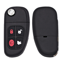Clé à distance à 4 boutons 315Mhz 433Mhz 4D60 puce pour Jaguar x-type s-type 1999-2009 XJ XJR 2002-2008 lame FO21