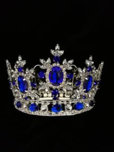 Couronne de reine ronde complète <span class=keywords><strong>Diadème</strong></span> <span class=keywords><strong>Miss</strong></span> World Couronne de reconstitution historique pour femmes - Product Image 4