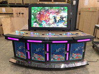 Fabricant de machine de jeu de pêche à pièces sur pied avec écran LCD de 42 pouces personnalisée pour divertissement à 3 joueurs