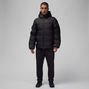 2025 Men's Premium Quality Solid Zip Oversized Puffer <b>Jacket</b> Winter <b>Warm</b> Custom Quilted <b>Waterproof</b> Canvas Breathable Quick Dry - Product Image 1
