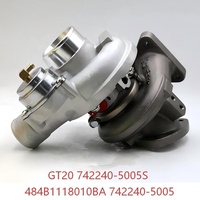 Turbo GT20 742240-5005S 484B-1118010BA Compatible con Rely G5 X5 SQR484B Motor 2.0T para Reparación de Turbos en Vehículos Sedán y SUV