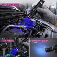 Lampe torche UV Tank007 K9A5 365nm pour la détection de fuites, la détection fluorescente UV, la détection de peinture automobile, rechargeable