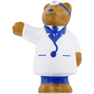<span class=keywords><strong>Médecin</strong></span> Ours Balle Anti-Stress Écologique Doux Anti-Stress Ours Brun Animal Balle Anti-Stress Pour La Promotion - Product Image 2
