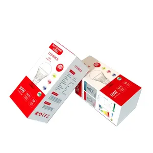 Boîte d'emballage de produits d'appareils ménagers personnalisés en gros pour ampoule boîte de papier à lumière LED boîte d'expédition en carton à bas quantité minimale de commande