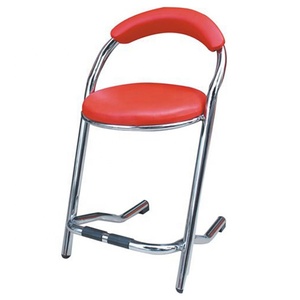 Metal <strong>Stool</strong> with High Leg and Leather Seat bar Chair Modern Counter <strong>Hight</strong> <strong>Stools</strong> for Home bar - Product Image 5