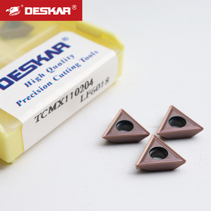 Deskar Tcmx110204 Lf6018 Carbide Cutting Insert For Cnc Machining <b>Tools</b> - Product Image 1