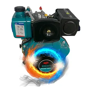 Yuchai monocylindre 5hp 6hp 9hp10hp11hp12hp 13hp 20hp petit moteur diesel refroidi par air 4 temps avec des prix bas