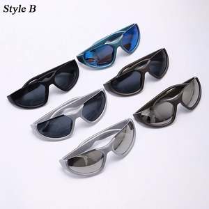 Gafas de Sol Personalizadas con Logotipo para Mujer, Protección UV400, Espejo, Coloridas, Clásicas, Estilo Punk, Nuevas Gafas Deportivas Kardashian para Mujer - Product Image 5