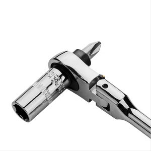 Mini Llave de Trinquete de 1/4'' con Cabezal Flexible de 72 Dientes, Herramienta Manual de Doble Uso para Reparaciones - Product Image 4
