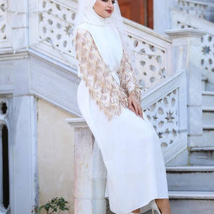 Robe Abaya à paillettes pour femmes, tenue de fête, Style musulman, marocain, nouvelle collection - Product Image 2