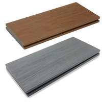 Haute qualité sans vieillissement sans décoloration solide co-extrusion 3D gaufré WPC Decking
