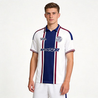 Maillot de football vintage personnalisé unisexe, maillot de football rétro, uniforme, séchage rapide, vêtements de football quotidiens, maillot de sport