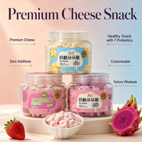 Aimo Cheese Fruity Puff Crisps Camilan Protein Ringan dan Lembut dalam Kotak untuk Anak-anak, Istirahat Kantor, Teh Sore