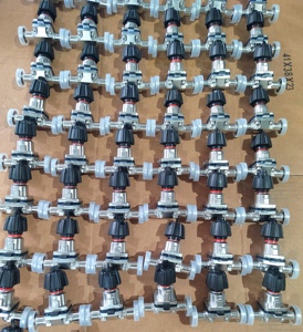 Vô trùng cho van màng bằng tay bằng thép không gỉ vệ sinh 304/SS316L cho loại đập - Product Image 3