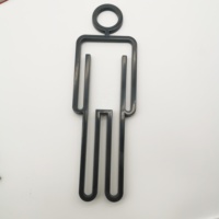 Autocollant en plastique ABS 3d personnalisé, logo personnalisé automatique, Badge de toilettes, salle de lavage
