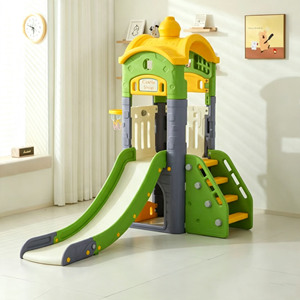 Ensemble d'escalades et de toboggans modulaires d'extérieur pour bébés, pour plusieurs utilisateurs, en plastique sûr, garantie 3 ans, aire de jeux souple pour maternelle, 3-5 enfants - Product Image 3