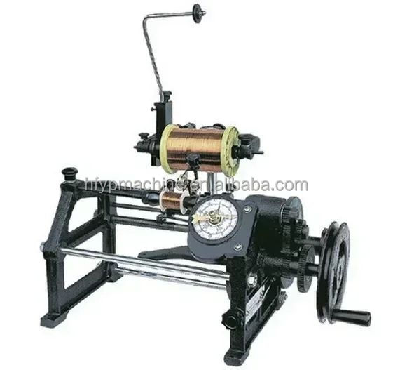 Manual Coil Winder Cable Winding Cutting Machine for Coiling Usage Hand-cranked Automatic Wire Winding Machine