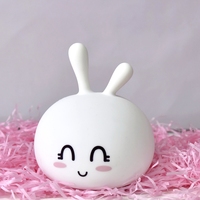 Lampe LED USB tactile rechargeable en silicone souple pour bébé, petite veilleuse de chevet pour chambre d'enfant, cadeau idéal