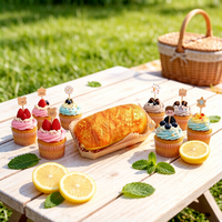 Boîte de rangement alimentaire en bois faite à la main pour gâteaux, fromages, chocolats, biscuits, pain
