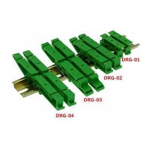 35mm Din Rail Type PCB Bracket Panel Mounting Base PCB Circuit Board Bracket Holder Carrier Clips DRG-01