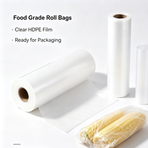 Food Grade HDPE Takeout <b>Bag</b> Roll Strong Disposable <b>Bags</b> on Roll for Outdoor Mobile Food Truck Street Vendor - Product Image 5