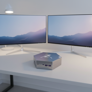 มินิพีซีสำหรับผู้เริ่มต้นสร้างเนื้อหา ใช้สำหรับตัดต่อวิดีโอ บันทึกเสียงพอดแคสต์ และกราฟิกโซเชียลมีเดีย - Product Image 1