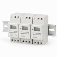 Sakelar Timer Lampu Jalan 30A DIN Rail Digital Terprogram Mingguan 220V Pengontrol Otomatis Nyala Mati CE Pabrik Berpengalaman 17 Tahun