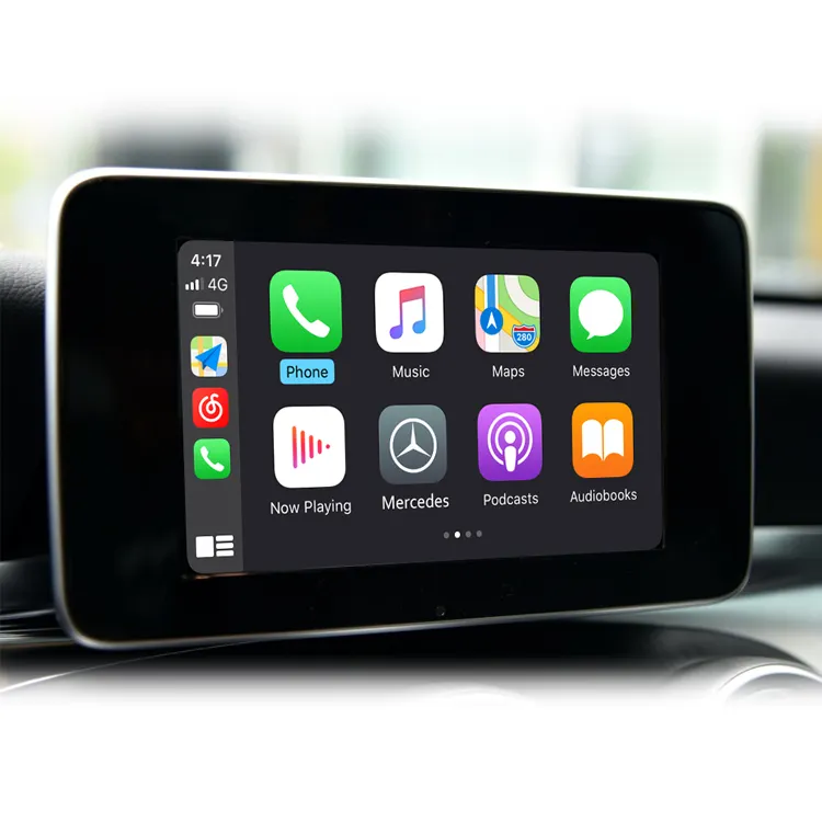 Apple carplay sem fio, mercedes ntg5 w205 android auto airplay interface de vídeo por joyeauto