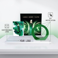 Présentoir de Comptoir LED Coloré en Acrylique Personnalisé pour Maquillage, Cigarettes et Parfums – Logo Personnalisé, Design Moderne