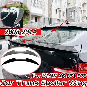 สปอยเลอร์หลังรถยนต์ StarNav สำหรับ E71 ปี 2009 2010 2011 2012 2013 2014 แบบใบมีด แต่งรถยนต์ อุปกรณ์ตกแต่งภายนอก - Product Image 3