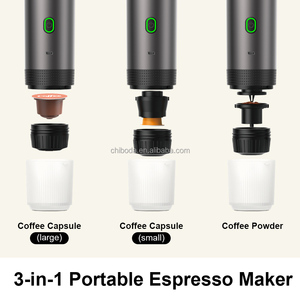 Máy pha cà phê Espresso mini di động 3 trong 1, làm nóng không dây, phụ kiện nhà bếp mới 2025, tích hợp chức năng làm nóng nước - Product Image 3