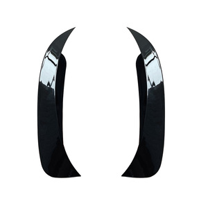 Ailerons de pare-chocs arrière Mercedes-Benz Classe GLA W156, motif carbone, plastique ABS, déflecteurs de porte de voiture, 2014-2018 - Product Image 4